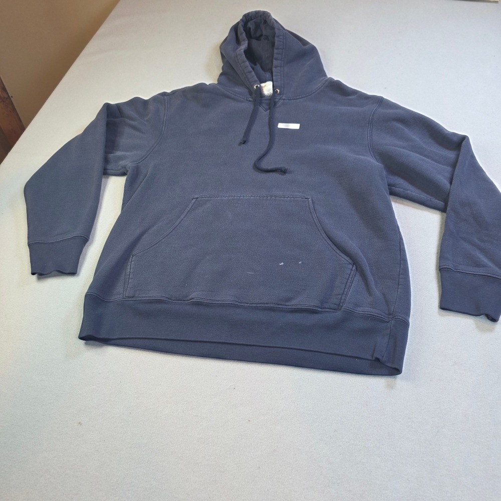 Foot Locker Mens Navy Blue Pullover Hoodie Sweatshirt Medium Streetwear